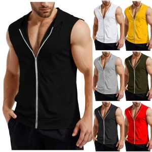 Men’s Sleeveless Hooded